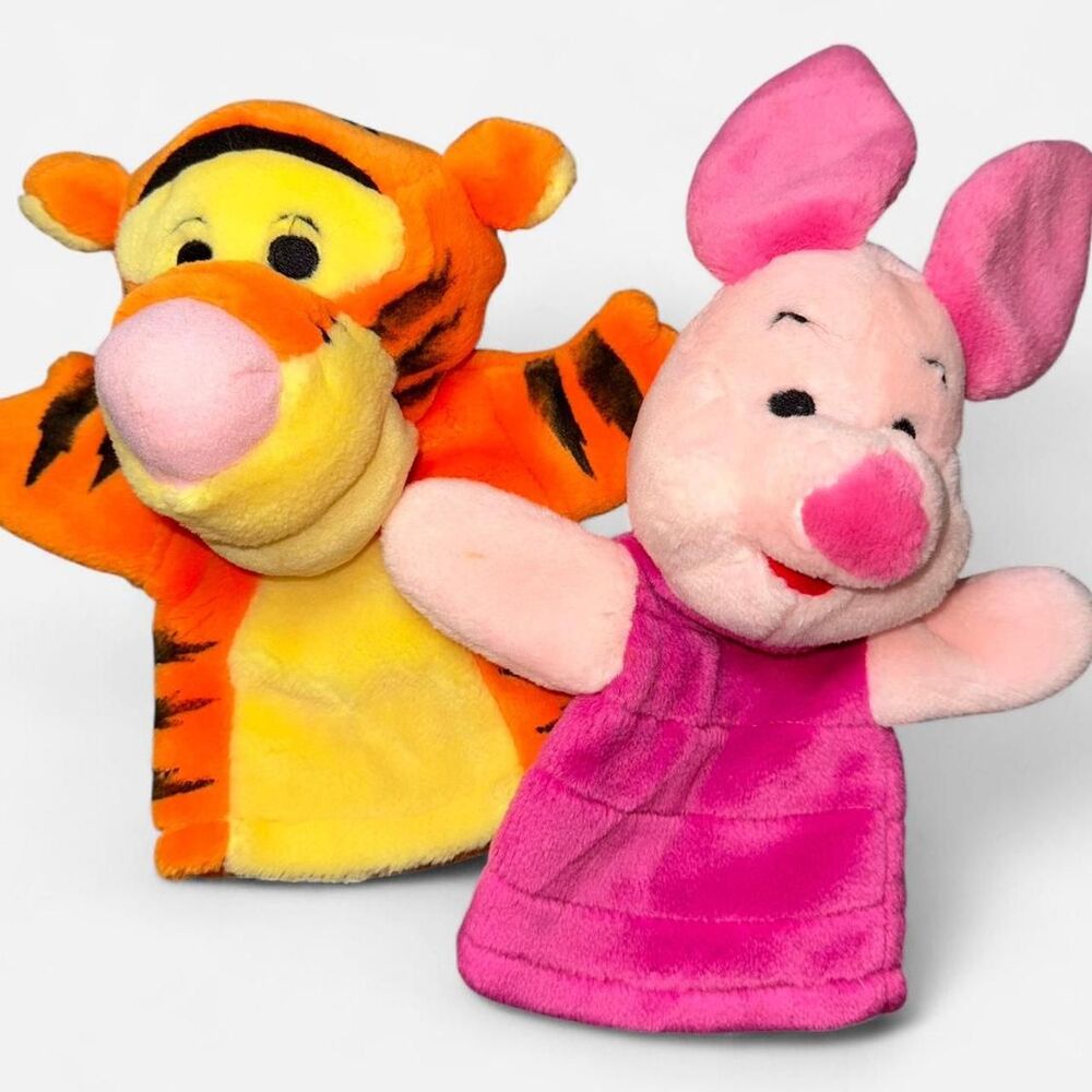 Disney Winnie The Pooh - Tigger and Piglet Stuffed Animal Puppets
